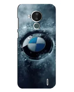 Чохол для Nokia C30 з картинкою «Логотип BMW — лід»
