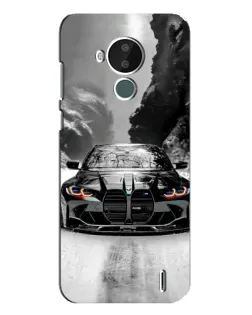 Чохол для Nokia C30 з картинкою «BMW — акварельний дрифт»
