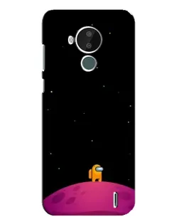 Чехол для Nokia C30 с картинкой «Одинокий герой на планете» Чехол для Nokia C30 с картинкой «Одинокий герой на планете»