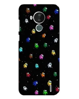 Чехол для Nokia C30 с картинкой «Экипаж Among Us» Чехол для Nokia C30 с картинкой «Экипаж Among Us»