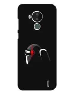 Чехол для Nokia C30 с картинкой «Among Us шлем» Чехол для Nokia C30 с картинкой «Among Us шлем»