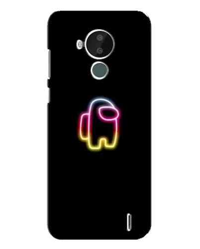 Чехол для Nokia C30 с картинкой «Among Us градиент» Чехол для Nokia C30 с картинкой «Among Us градиент»