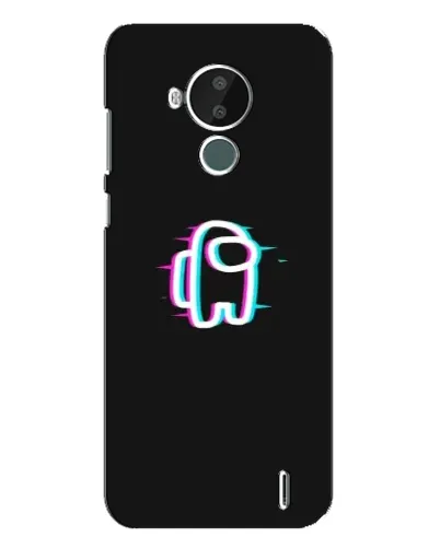 Чехол для Nokia C30 с картинкой «Among Us неон» Чехол для Nokia C30 с картинкой «Among Us неон»