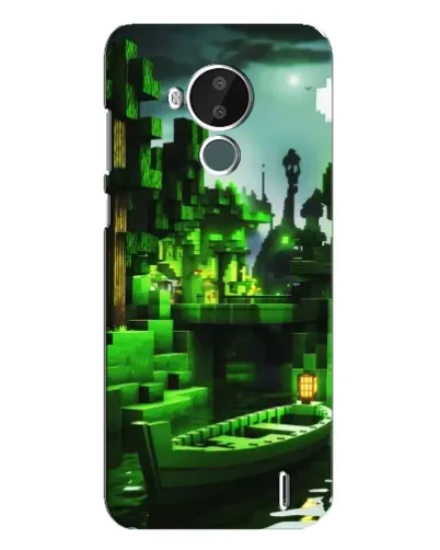 Чехол для Nokia C30 с картинкой «Minecraft лесной пейзаж» Чехол для Nokia C30 с картинкой «Minecraft лесной пейзаж»