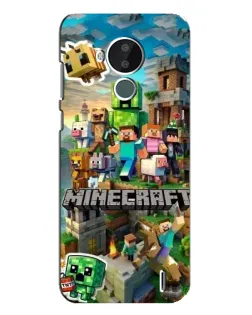 Чехол для Nokia C30 с картинкой «Замок Minecraft» Чехол для Nokia C30 с картинкой «Замок Minecraft»