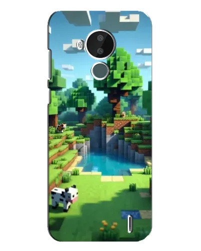 Чехол для Nokia C30 с картинкой «Minecraft летний день» Чехол для Nokia C30 с картинкой «Minecraft летний день»