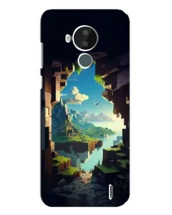 Чехол для Nokia C30 с картинкой «Вид из пещеры»