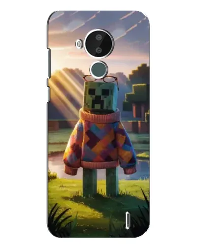 Чехол для Nokia C30 с картинкой «Крипер в свитере» Чехол для Nokia C30 с картинкой «Крипер в свитере»
