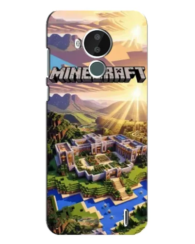 Чехол для Nokia C30 с картинкой «Minecraft панорама» Чехол для Nokia C30 с картинкой «Minecraft панорама»