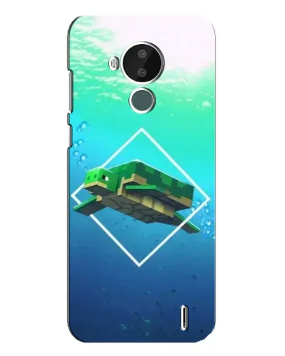 Чехол для Nokia C30 с картинкой «Черепаха Minecraft» Чехол для Nokia C30 с картинкой «Черепаха Minecraft»