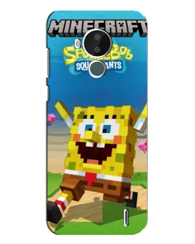 Чехол для Nokia C30 с картинкой «Губка Боб Minecraft» Чехол для Nokia C30 с картинкой «Губка Боб Minecraft»