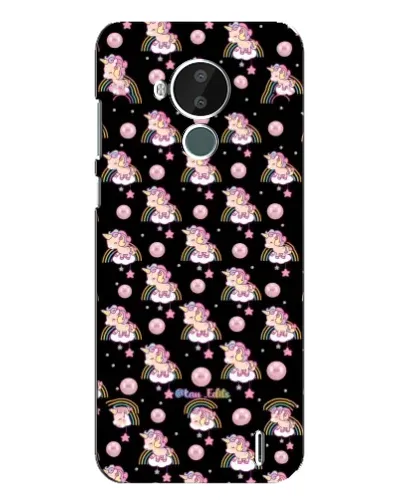 Чехол для Nokia C30 с картинкой «Magic Unicorn паттерн»