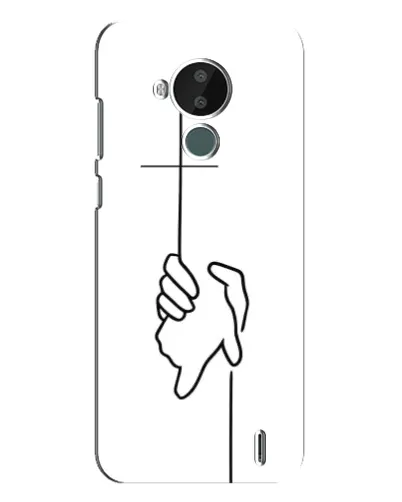 Чехол для Nokia C30 с картинкой «Рука держит» Чехол для Nokia C30 с картинкой «Рука держит»