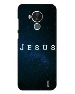 Чехол для Nokia C30 с картинкой «Звездное небо Jesus»