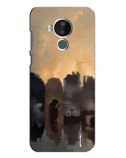 Чехол для Nokia C30 с картинкой «Дорога к вере»
