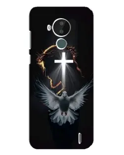 Чехол для Nokia C30 с картинкой «Голубь и Свет»