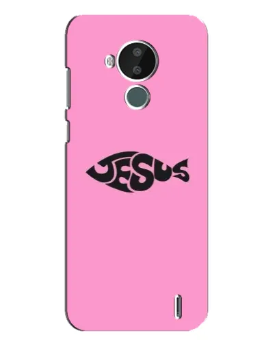Чехол для Nokia C30 с картинкой «Розовый символ Jesus» Чехол для Nokia C30 с картинкой «Розовый символ Jesus»