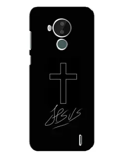 Чехол для Nokia C30 с картинкой «Графический крест Jesus»