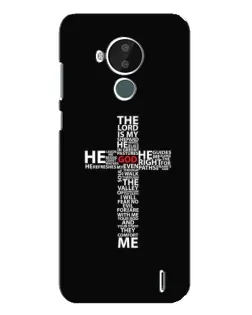 Чехол для Nokia C30 с картинкой «Текстовый крест»