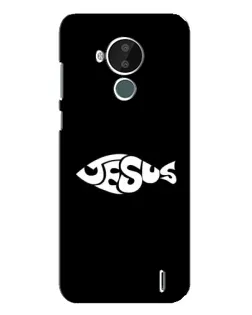 Чехол для Nokia C30 с картинкой «Рыба Jesus»