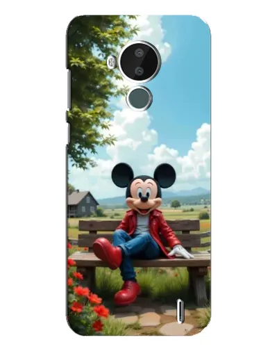 Чехол для Nokia C30 с картинкой «Микки на скамейке» Чехол для Nokia C30 с картинкой «Микки на скамейке»