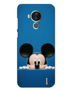 Чехол для Nokia C30 с картинкой «Микки выглядывает»