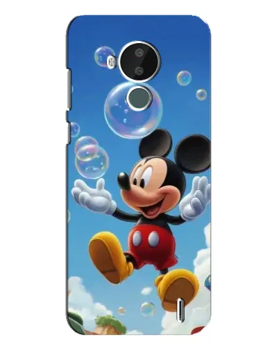 Чехол для Nokia C30 с картинкой «Mickey и мыльные пузыри» Чехол для Nokia C30 с картинкой «Mickey и мыльные пузыри»
