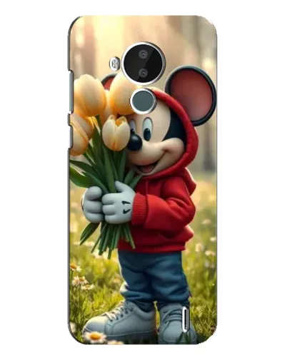 Чехол для Nokia C30 с картинкой «Микки с тюльпанами» Чехол для Nokia C30 с картинкой «Микки с тюльпанами»