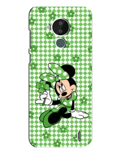 Чехол для Nokia C30 с картинкой «Mickey в клетку»