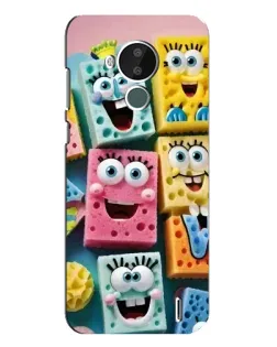 Чехол для Nokia C30 с картинкой «Цветные губки» Чехол для Nokia C30 с картинкой «Цветные губки»