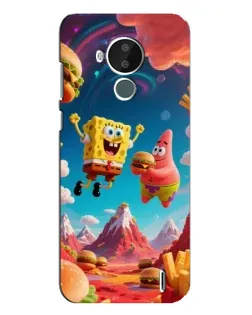 Чехол для Nokia C30 с картинкой «Космический фастфуд» Чехол для Nokia C30 с картинкой «Космический фастфуд»