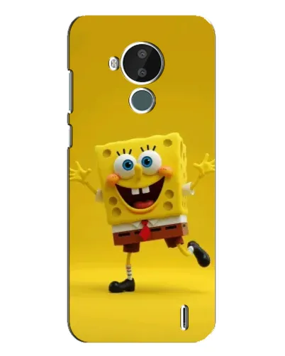 Чехол для Nokia C30 с картинкой «Позитивный Губка Боб»