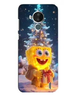 Чехол для Nokia C30 с картинкой «Рождественский Спанч Боб» Чехол для Nokia C30 с картинкой «Рождественский Спанч Боб»