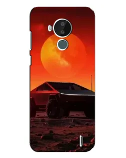 Чехол для Nokia C30 с картинкой «Cybertruck на Марсе» Чехол для Nokia C30 с картинкой «Cybertruck на Марсе»