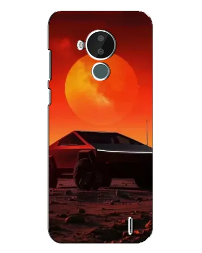 Чехол для Nokia C30 с картинкой «Cybertruck на Марсе» Чехол для Nokia C30 с картинкой «Cybertruck на Марсе»