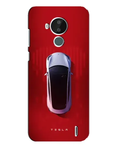 Чехол для Nokia C30 с картинкой «Tesla Top View» Чехол для Nokia C30 с картинкой «Tesla Top View»
