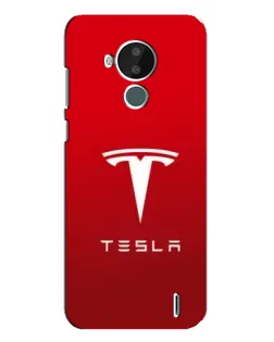 Чехол для Nokia C30 с картинкой «Tesla Red Classic» Чехол для Nokia C30 с картинкой «Tesla Red Classic»