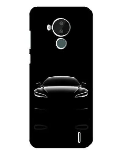 Чехол для Nokia C30 с картинкой «Силуэт Tesla Night» Чехол для Nokia C30 с картинкой «Силуэт Tesla Night»