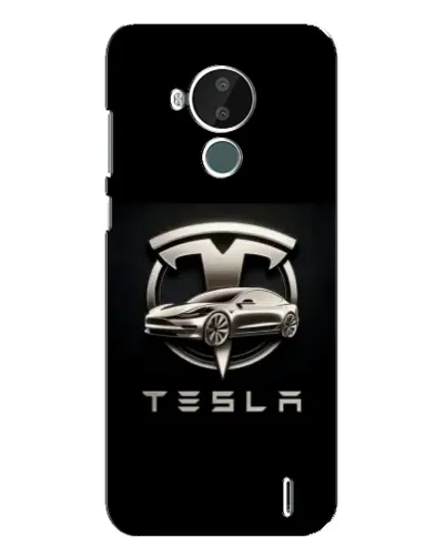 Чехол для Nokia C30 с картинкой «Tesla — серебристое авто» Чехол для Nokia C30 с картинкой «Tesla — серебристое авто»