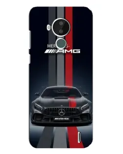 Чехол для Nokia C30 с картинкой «Mercedes — белый карбон» Чехол для Nokia C30 с картинкой «Mercedes — белый карбон»