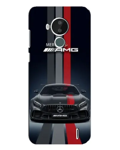 Чехол для Nokia C30 с картинкой «Mercedes — белый карбон» Чехол для Nokia C30 с картинкой «Mercedes — белый карбон»