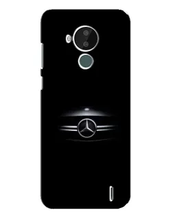 Чехол для Nokia C30 с картинкой «Mercedes — абстрактные линии» Чехол для Nokia C30 с картинкой «Mercedes — абстрактные линии»