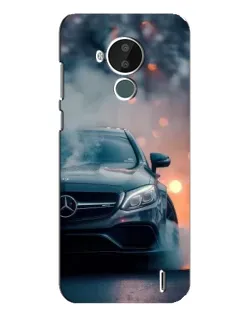 Чехол для Nokia C30 с картинкой «Mercedes — ночной город» Чехол для Nokia C30 с картинкой «Mercedes — ночной город»