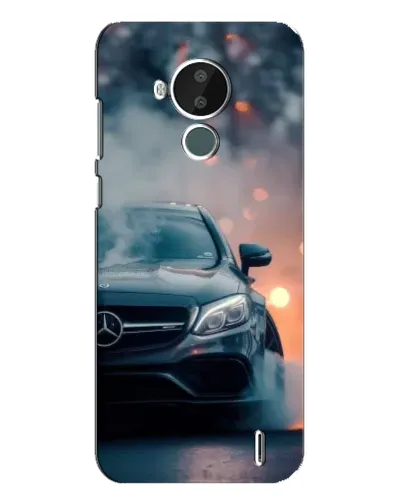 Чехол для Nokia C30 с картинкой «Mercedes — ночной город» Чехол для Nokia C30 с картинкой «Mercedes — ночной город»