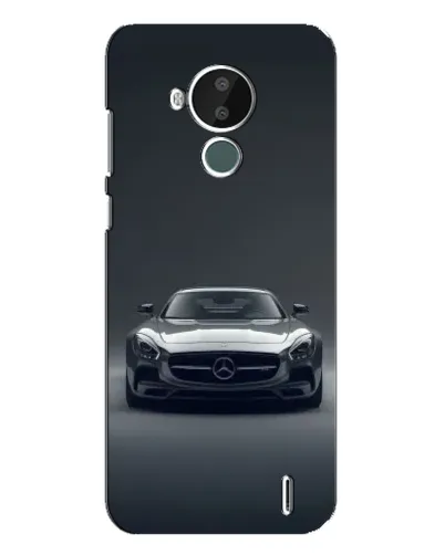 Чехол для Nokia C30 с картинкой «Mercedes на черном» Чехол для Nokia C30 с картинкой «Mercedes на черном»