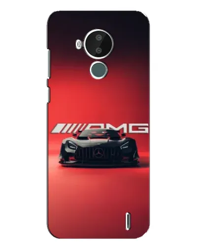 Чехол для Nokia C30 с картинкой «Mercedes AMG — красная линия» Чехол для Nokia C30 с картинкой «Mercedes AMG — красная линия»