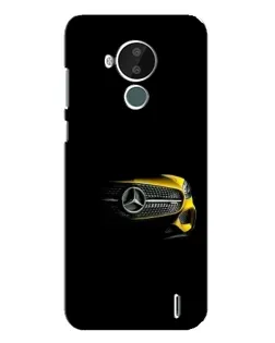 Чехол для Nokia C30 с картинкой «Mercedes — ретро стиль»