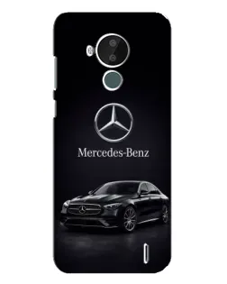 Чехол для Nokia C30 с картинкой «Mercedes — решетка радиатора»