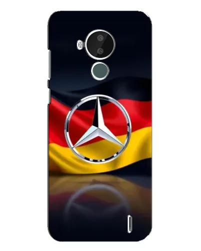 Чехол для Nokia C30 с картинкой «Mercedes — флаг Германии» Чехол для Nokia C30 с картинкой «Mercedes — флаг Германии»