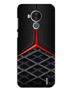 Чехол для Nokia C30 с картинкой «Mercedes Carbon Grid»